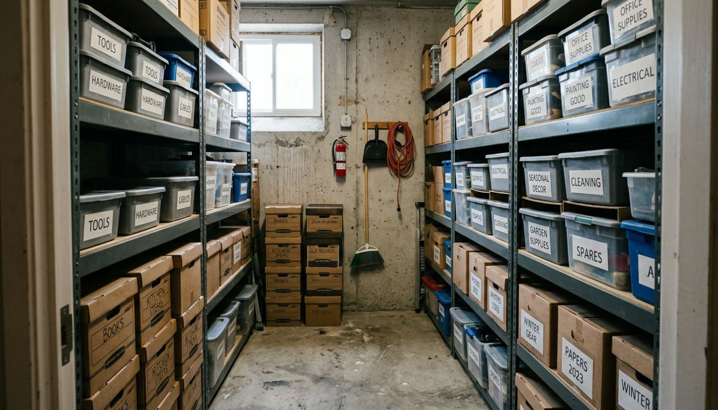 Maximiser l'espace dans un petit garde-meuble